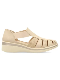 Online AMARPIES Sandalia confort elástico aperturas mujer