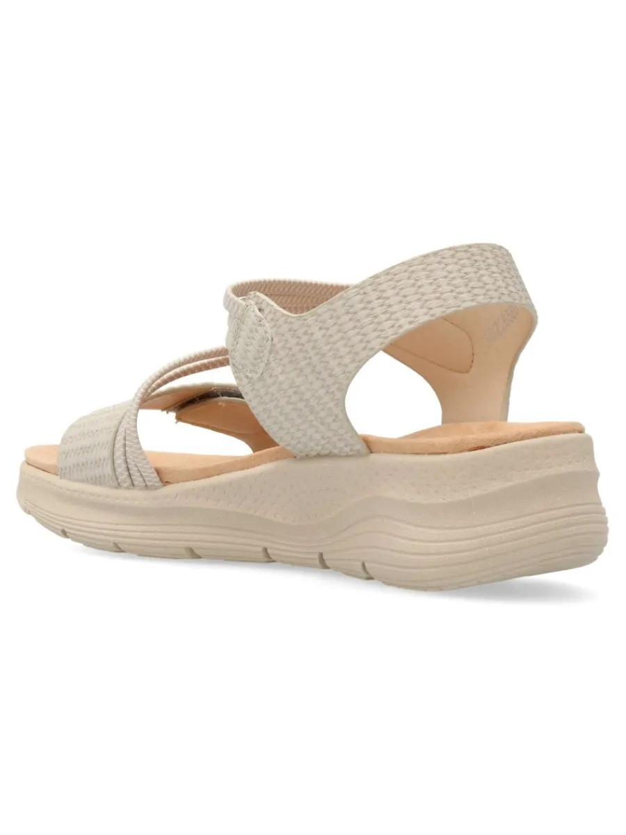 Discount AMARPIES Sandalia confort tiras cruzadas elásticos