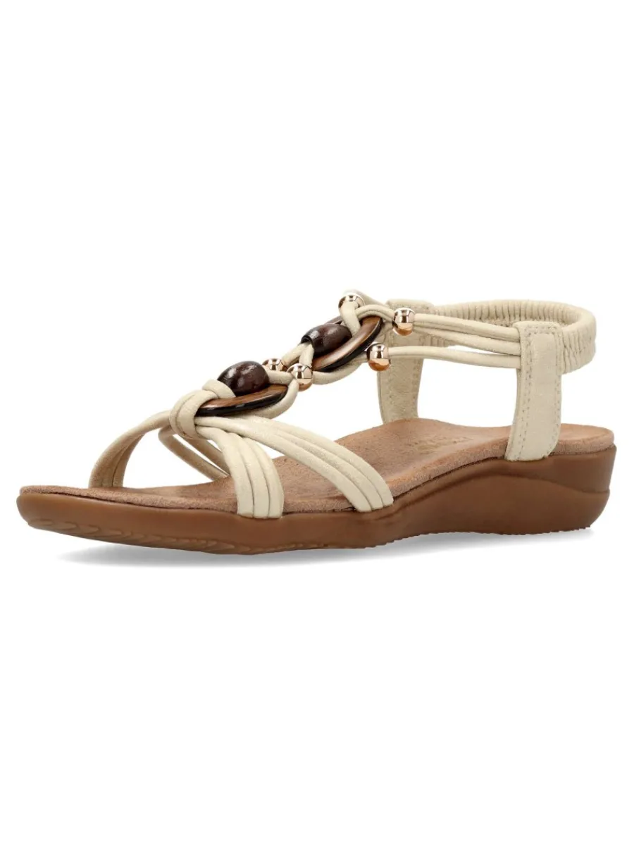 Discount AMARPIES Sandalia confort elástico trenzado