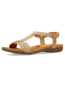 New AMARPIES Sandalia confort cuerda trenzada mujer