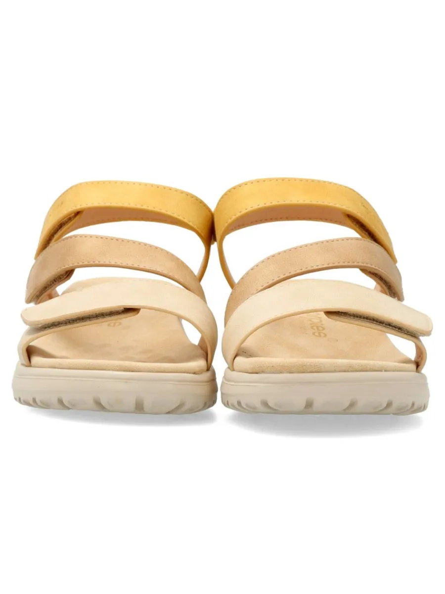 Discount AMARPIES Sandalia confort tira cruzada mujer