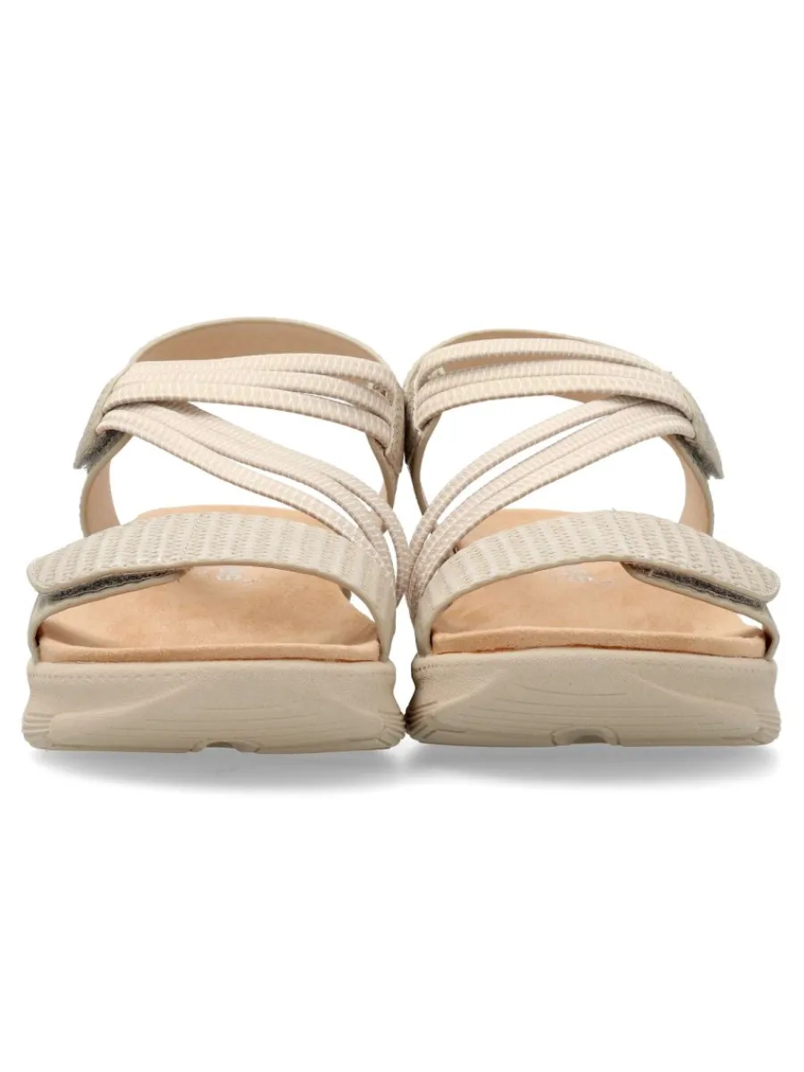 Discount AMARPIES Sandalia confort tiras cruzadas elásticos