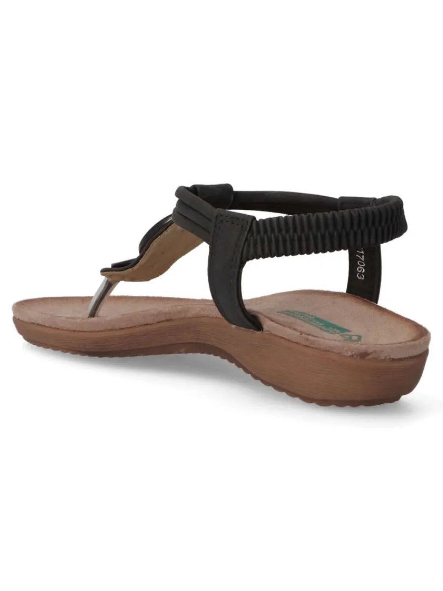 Outlet AMARPIES Sandalia esclava cómoda mujer AMA 17063 NEGRO