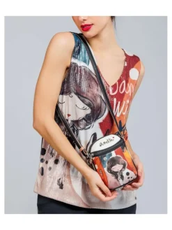 Clearance ANEKKE Mini bolso bandolera 2 compartimentos