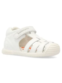 Best BIOMECANICS Sandalia piel confort blanco bebe