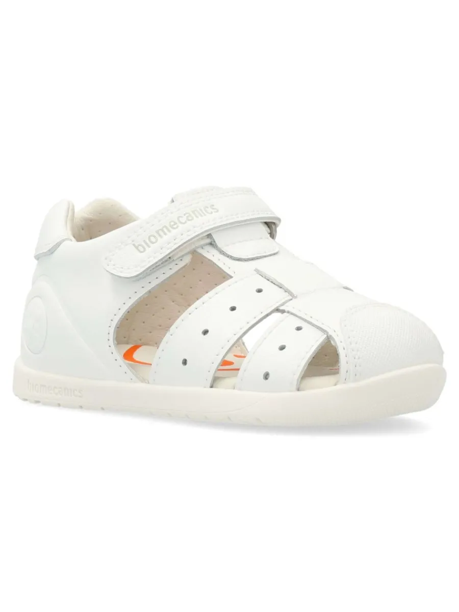 Sale BIOMECANICS Sandalia tiras piel confort blanco