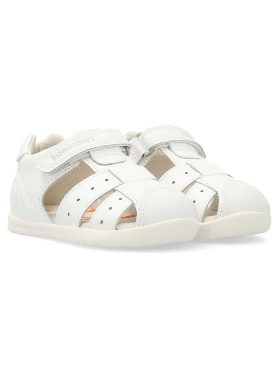 Sale BIOMECANICS Sandalia tiras piel confort blanco