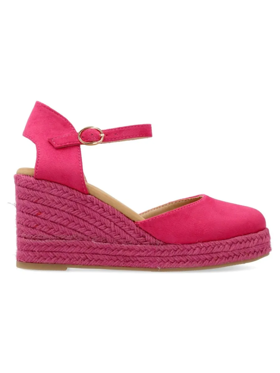 Fashion BUONAROTTI Valenciana cuña hebilla mujer