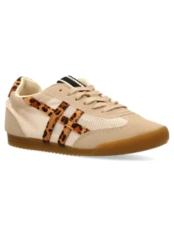 Fashion BUONAROTTI Zapatilla casual estampada leopardo