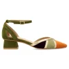 Fashion BUONAROTTI Zapato salón multicolor tacón bajo