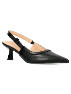 New BUONAROTTI Zapato salón negro cómodo mujer