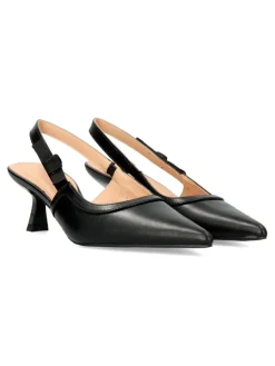 New BUONAROTTI Zapato salón negro cómodo mujer
