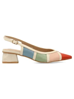 Fashion BUONAROTTI Zapato salón tacón bajo charol