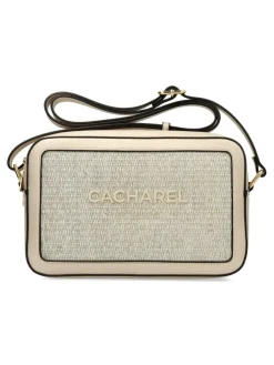 Clearance CACHAREL Bolso bandolera rafia oro mujer