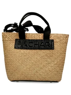 Hot CACHAREL Bolso de mano bandolera rafia