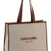 Online CACHAREL Bolso Maxi Shopper lona cuero