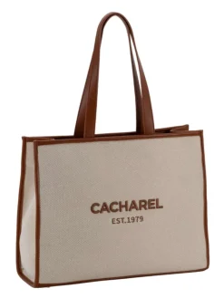 Online CACHAREL Bolso Maxi Shopper lona cuero