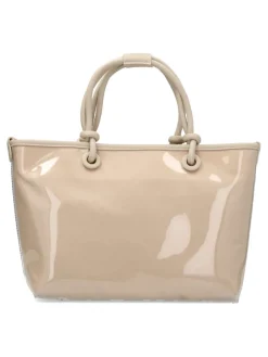 Clearance CACHAREL Bolso shopper vinilo beige mujer
