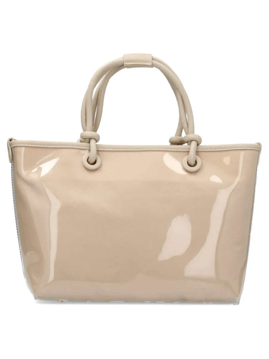 Clearance CACHAREL Bolso shopper vinilo beige mujer