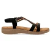 Clearance CALZAPIES Sandalia confort plana mujer
