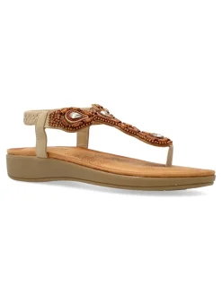 Best CALZAPIES Sandalia confort plana mujer