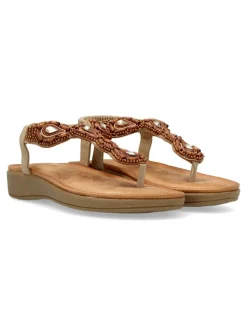 Best CALZAPIES Sandalia confort plana mujer