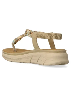 Fashion CALZAPIES Sandalia esclava étnica confort