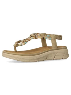 Fashion CALZAPIES Sandalia esclava étnica confort