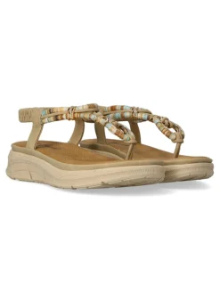 Fashion CALZAPIES Sandalia esclava étnica confort