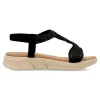New CALZAPIES Sandalia plana confort cuerdas
