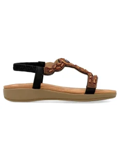 Sale CALZAPIES Sandalia plana tiras confort