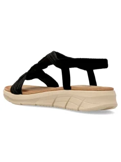 New CALZAPIES Sandalia plana confort cuerdas