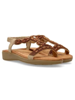 New CALZAPIES Sandalia étnica confort mujer