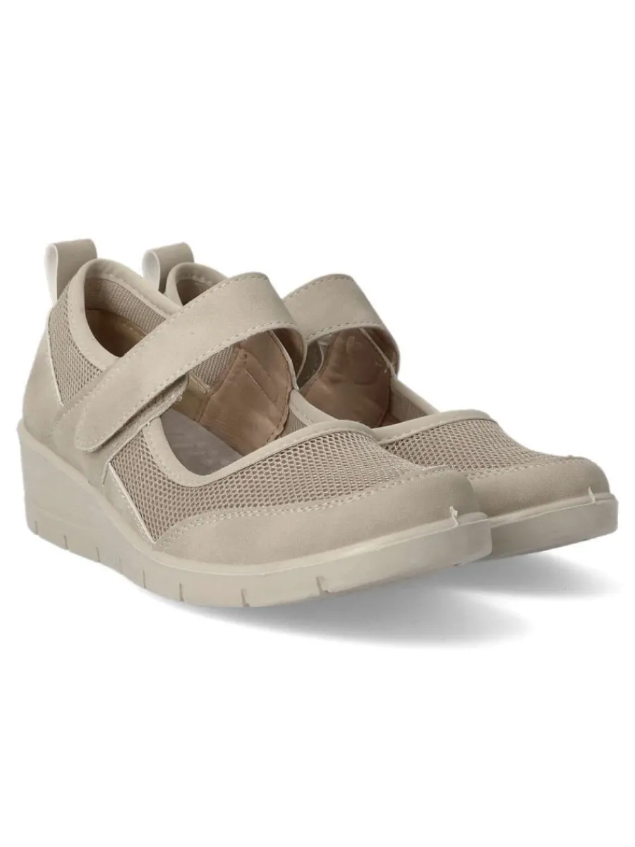 Online CALZAPIES Zapato casual rejilla velcro mujer