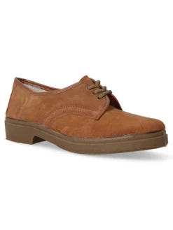 Discount CANOS Zapato de trabajo piel serraje CAN 052 TOSTADO