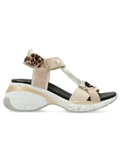 Clearance CETTI Sandalia casual cuña confort mujer