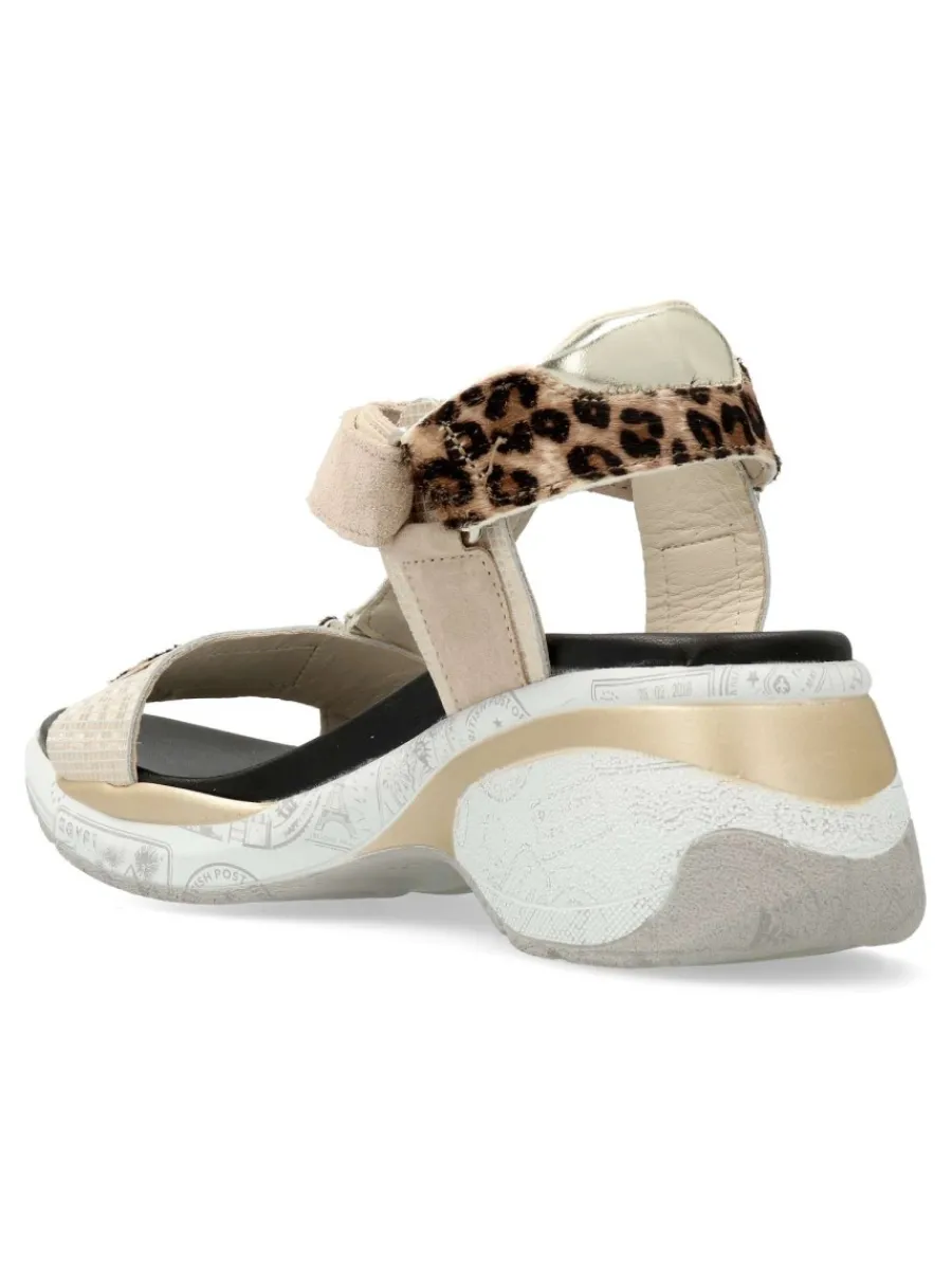 Clearance CETTI Sandalia casual cuña confort mujer
