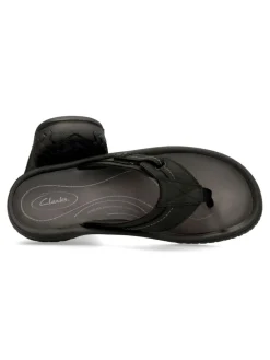 Fashion CLARKS Sandalia dedo piel confort Wesley Sun