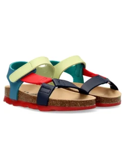 Outlet CONGUITOS Sandalia bio tiras azul multicolor
