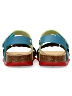 Outlet CONGUITOS Sandalia bio tiras azul multicolor