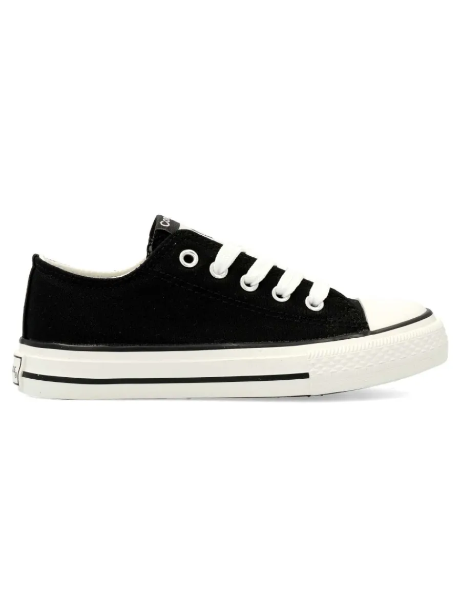 Outlet CONGUITOS Zapatilla de lona casual negra