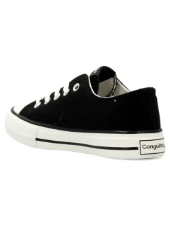 Outlet CONGUITOS Zapatilla de lona casual negra