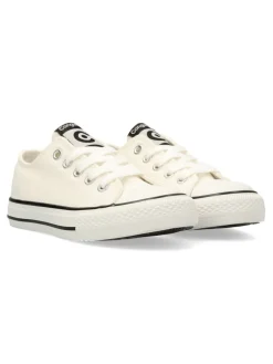 Fashion CONGUITOS Zapatilla lona clásica casual blanca