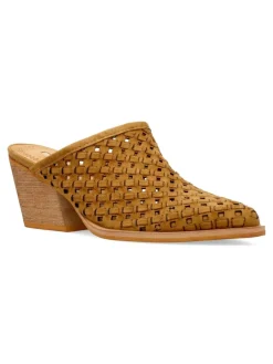 Hot CORINA Zueco mule tacón ancho mujer