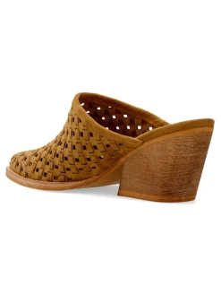 Hot CORINA Zueco mule tacón ancho mujer