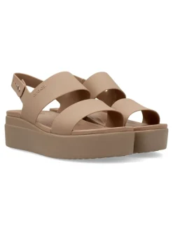 Fashion CROCS Sandalia plataforma confort Brooklyn Low