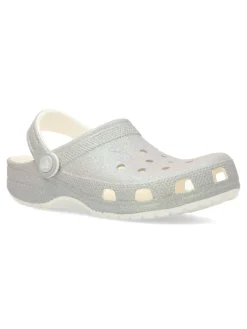 Clearance CROCS Sandalia zueco iridiscente glitter classic