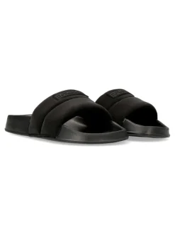 Fashion D. FRANKLIN Sandalia pala negra Venice Slides