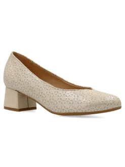 Best D`CHICAS Zapato salón piel grabada metalizada