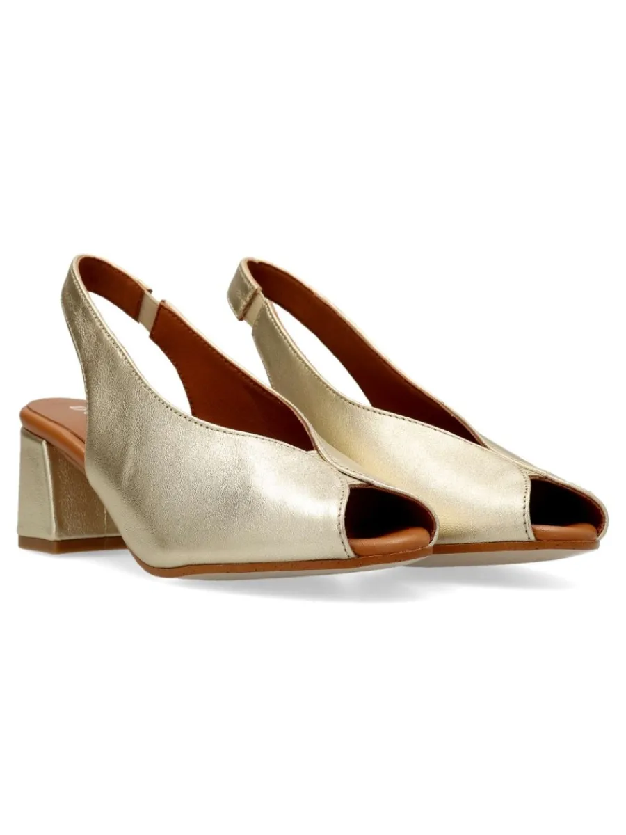 Sale D`CHICAS Zapato salón piel confort tacón ancho